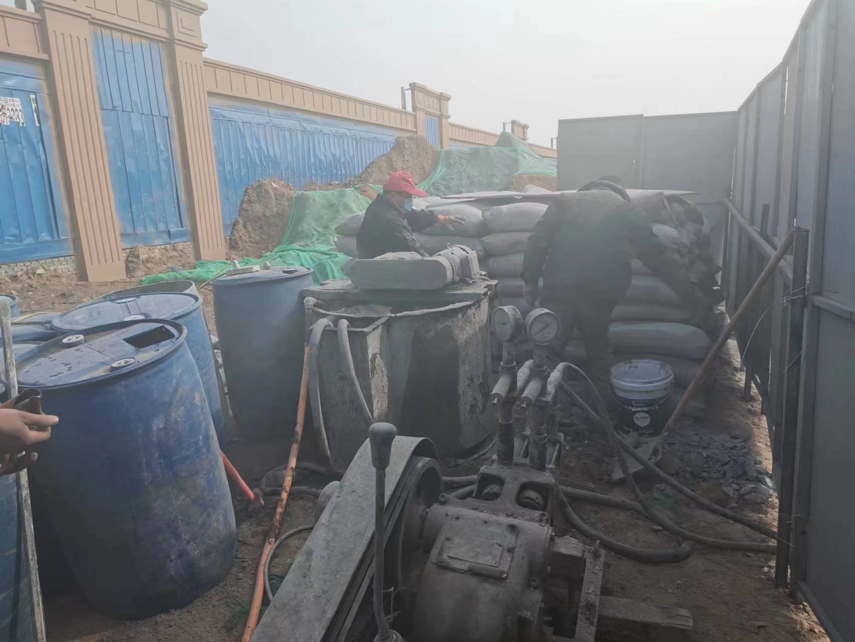 玉山地基沉降注浆加固